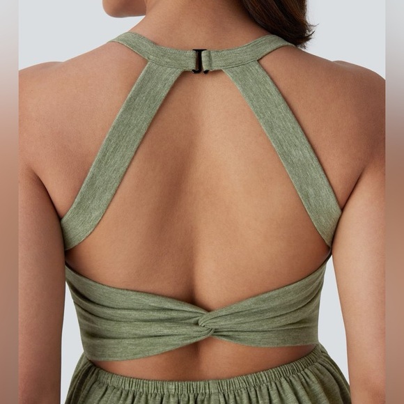 NWT Halara Pocket 2-in-1 Romper-Easy Peezy Edition Size XL Light Green - Picture 6 of 13